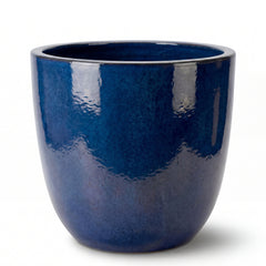 Keramik-Pflanzkübel LANCELOT - Schwarz-Grün