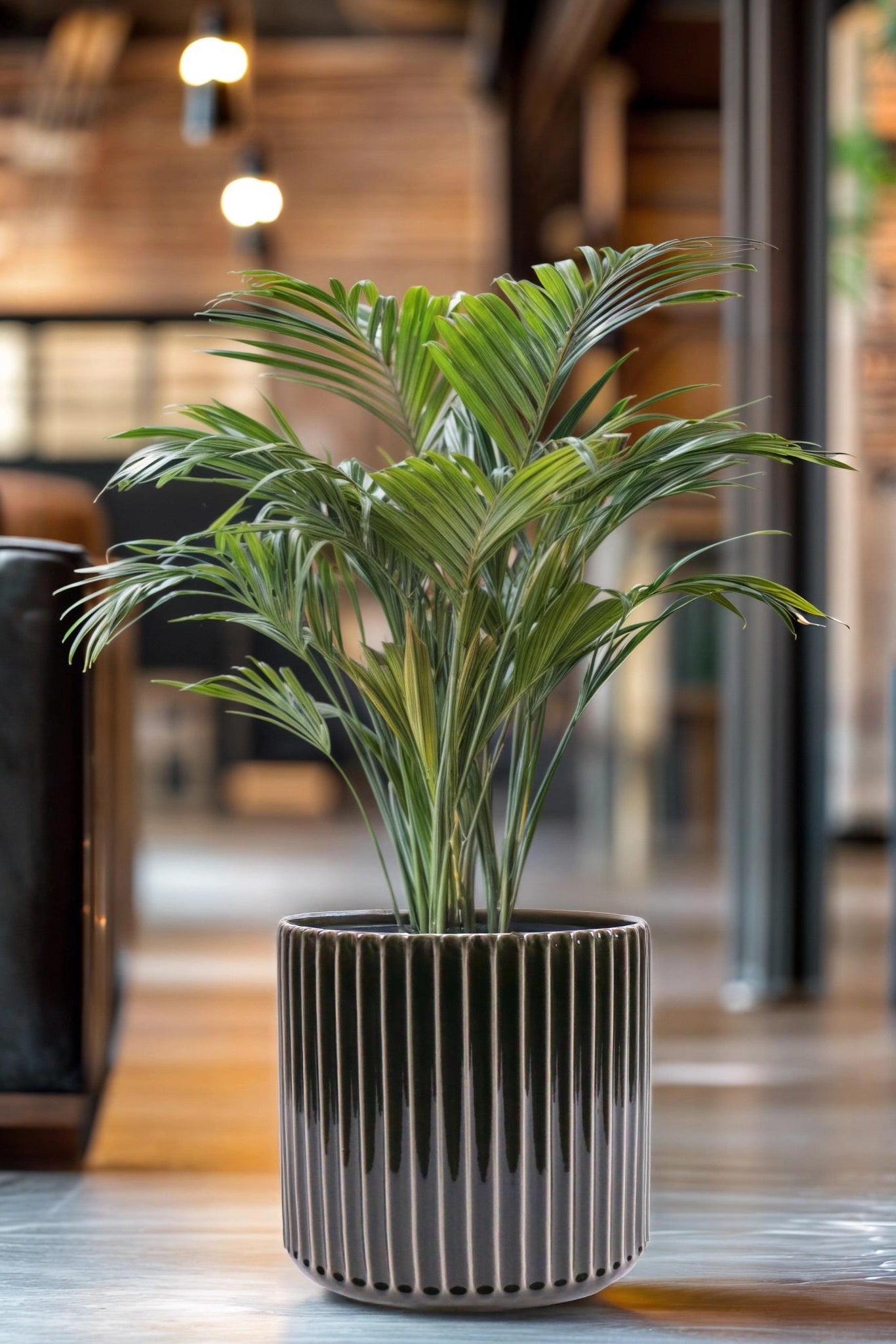 Keramik blumentopf london- grau