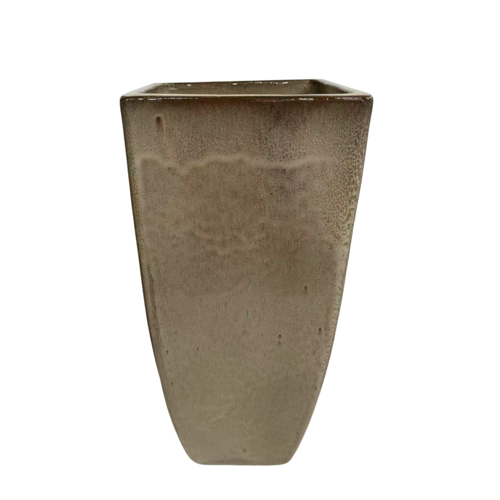 Keramik-Pflanzkübel Madison – Sandfarben - XL (42x78cm)