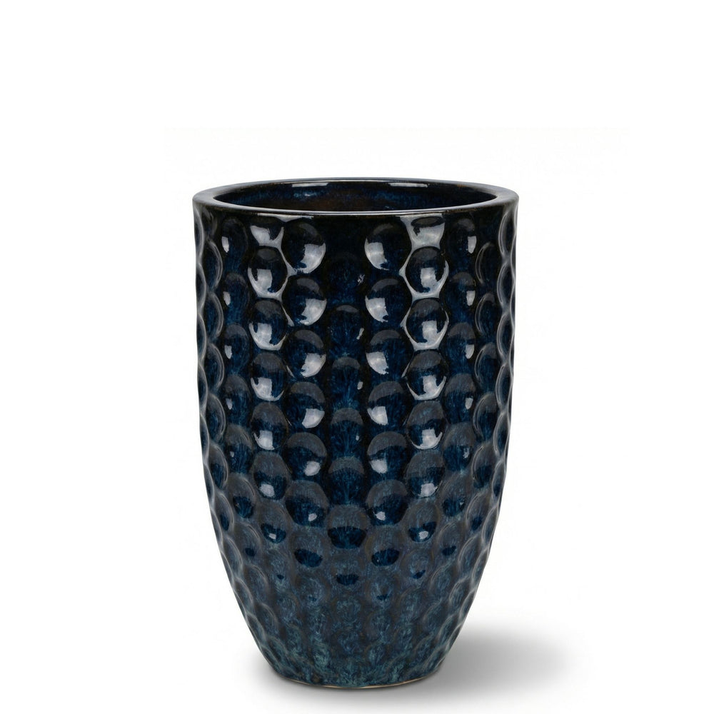 Keramik-Pflanzkübel MEROVEE – Eisblau - L (30 cm x 45 cm)