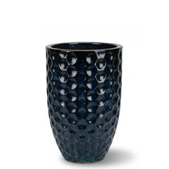 Keramik-Pflanzkübel MEROVEE – Eisblau - M (23 cm x 35 cm)