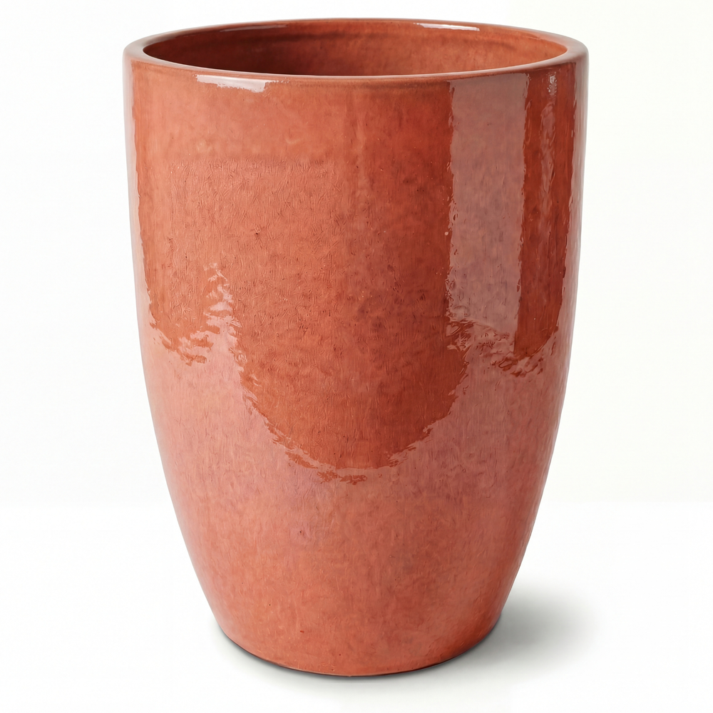Keramik-Pflanzkübel Mazarin 2 – Altrosa - L (37 x 49 cm)