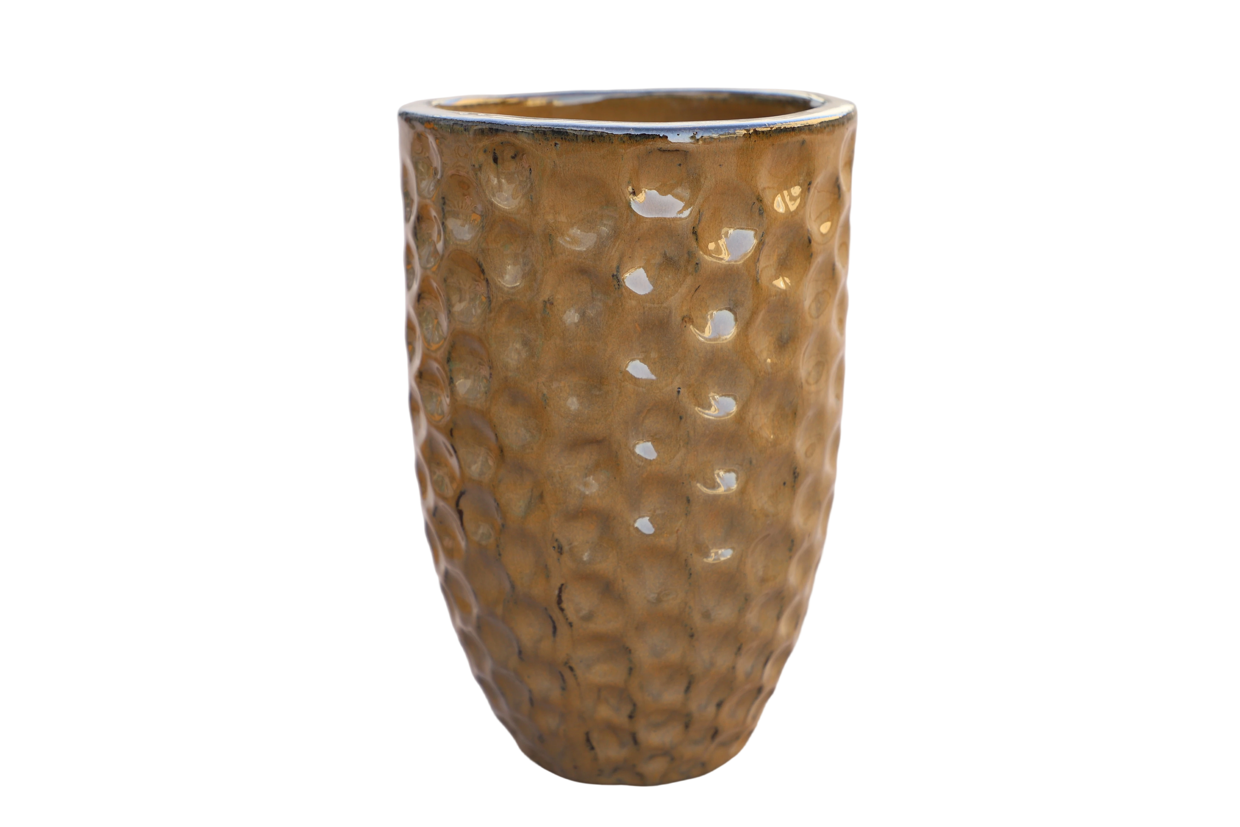 Keramický květináč MEROVEE - Pouštní žlutá