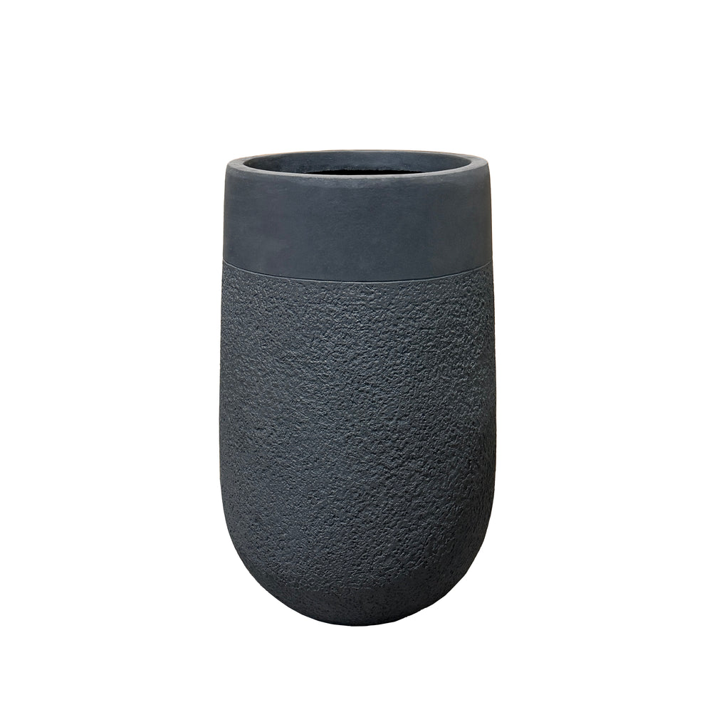 Beton-Pflanzkübel Opus – Dunkelgrau - L (36x56cm)