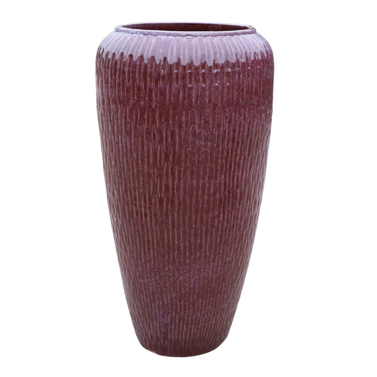Keramik-Blumentopf Pompadour - Lila