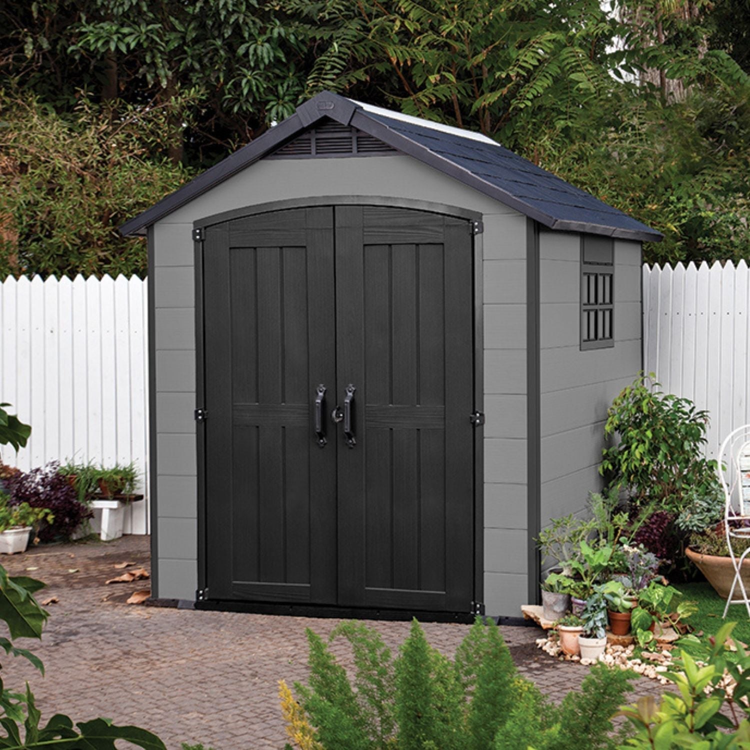 Keter Premier 757 — Gartenhaus, Grau
