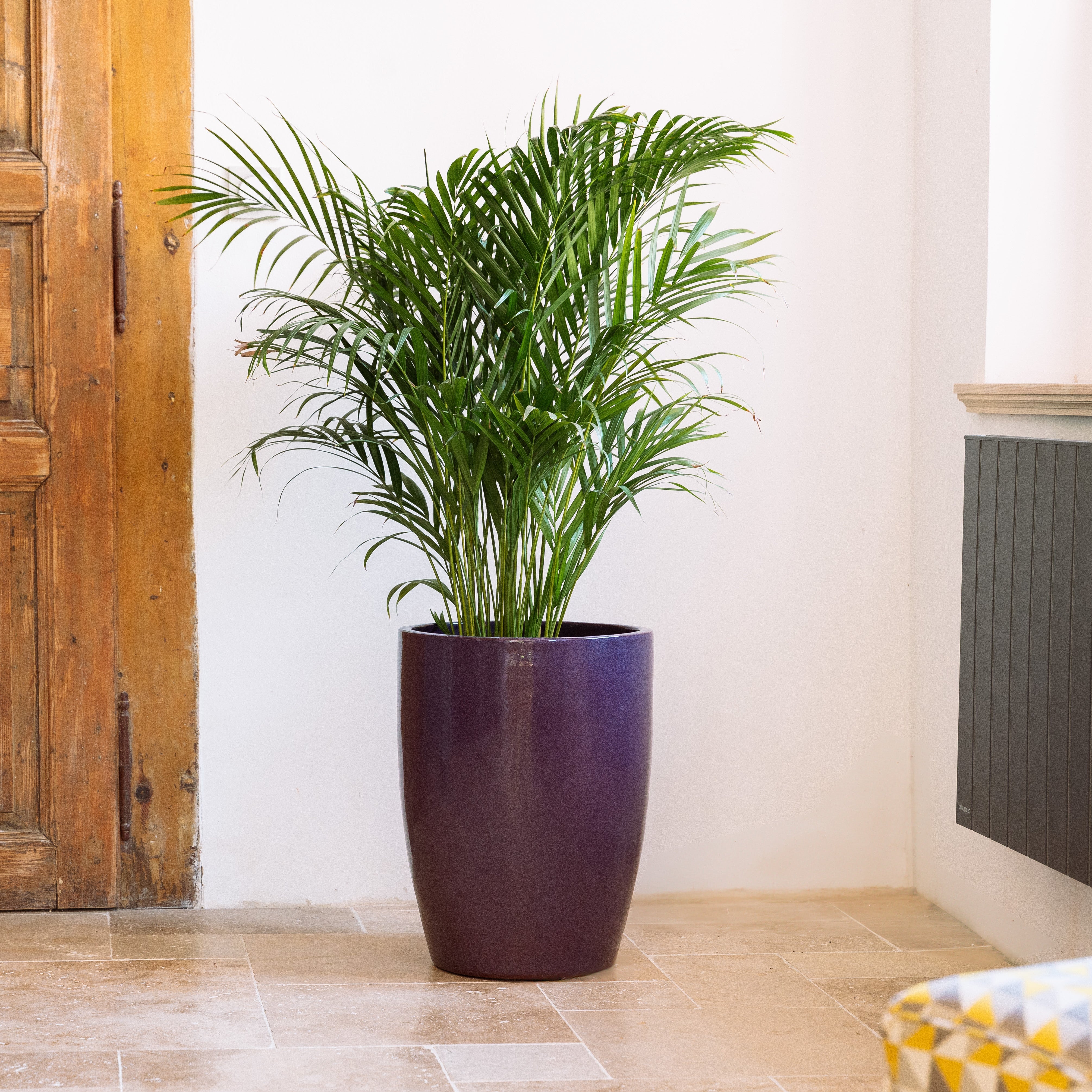 XXL Keramik-Blumentopf PLATON - Herbstlila