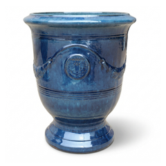 Keramik-Pflanzkübel RICHELIEU - Karibisches Blau