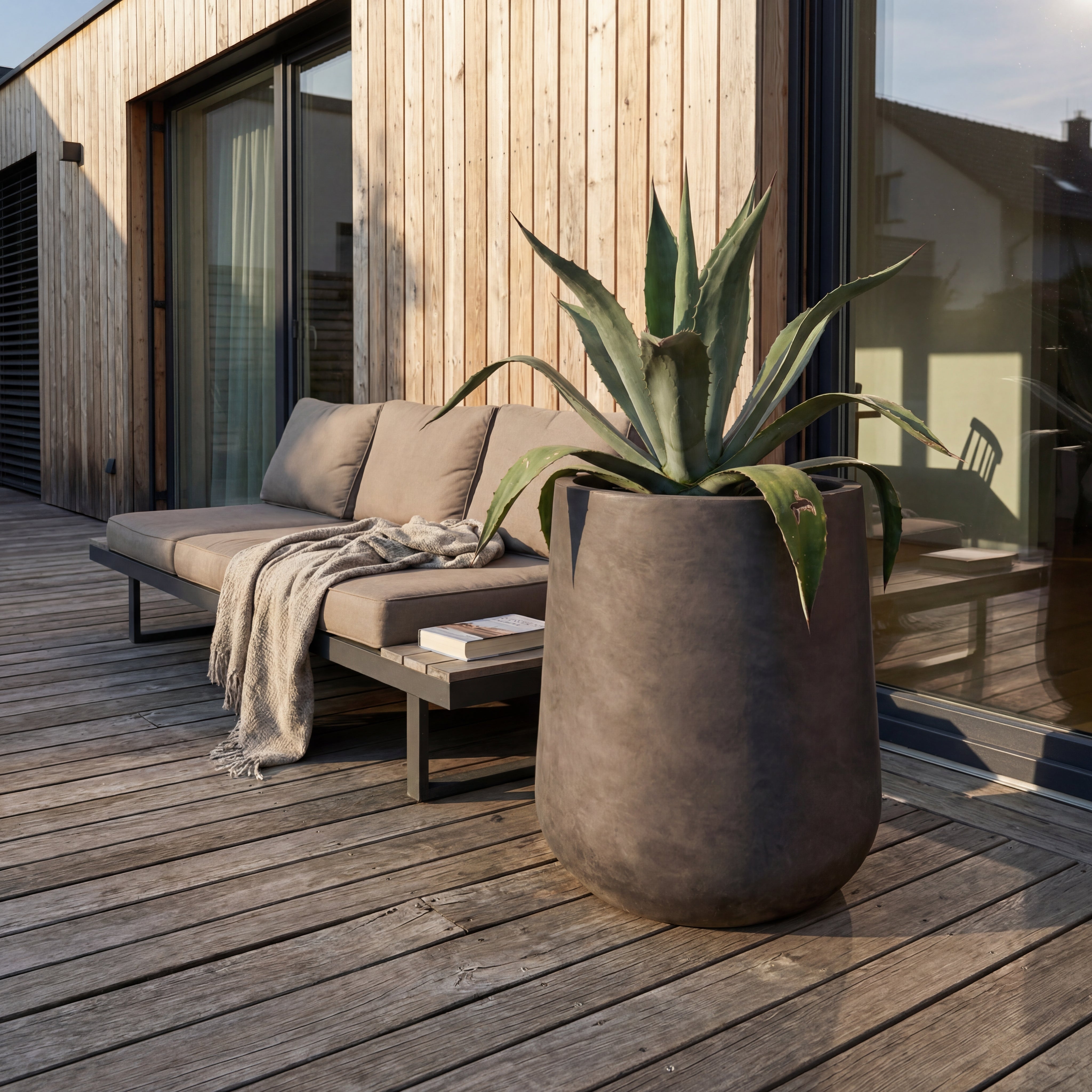 Provencelia SILEX Hnědý – Premium Keramiktopf, zeitloses Design