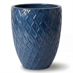 Keramický květináč Zeus - Antická modrá