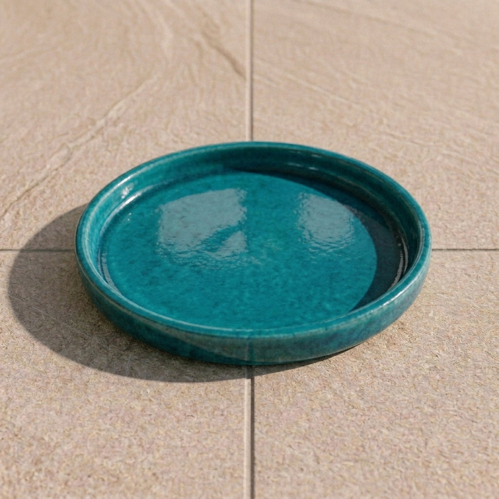Untersetzer für Pflanzkübel – Türkis (Ø 16–40 cm)