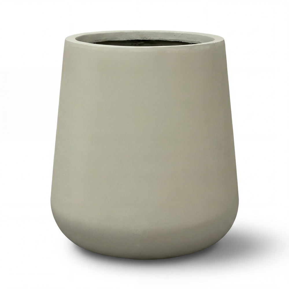 Beton-Pflanzkübel Silex – Beige - L (44 cm x 45 cm)