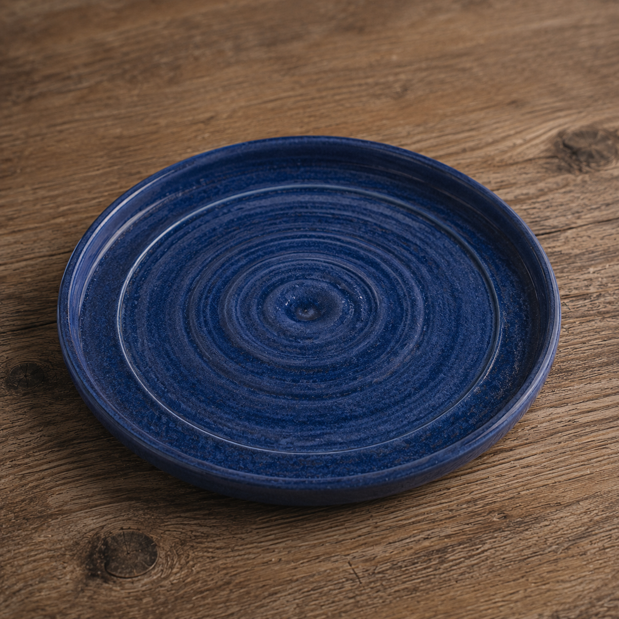 Pflanzkübel-Untersetzer – Mitternachtsblau (Ø 16–49 cm)
