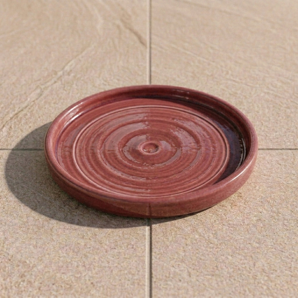 Untersetzer für Pflanzkübel – Rosa (Ø 29–42 cm)