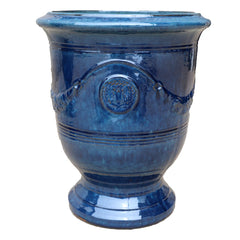 Keramik-Pflanzkübel RICHELIEU - Azurblau