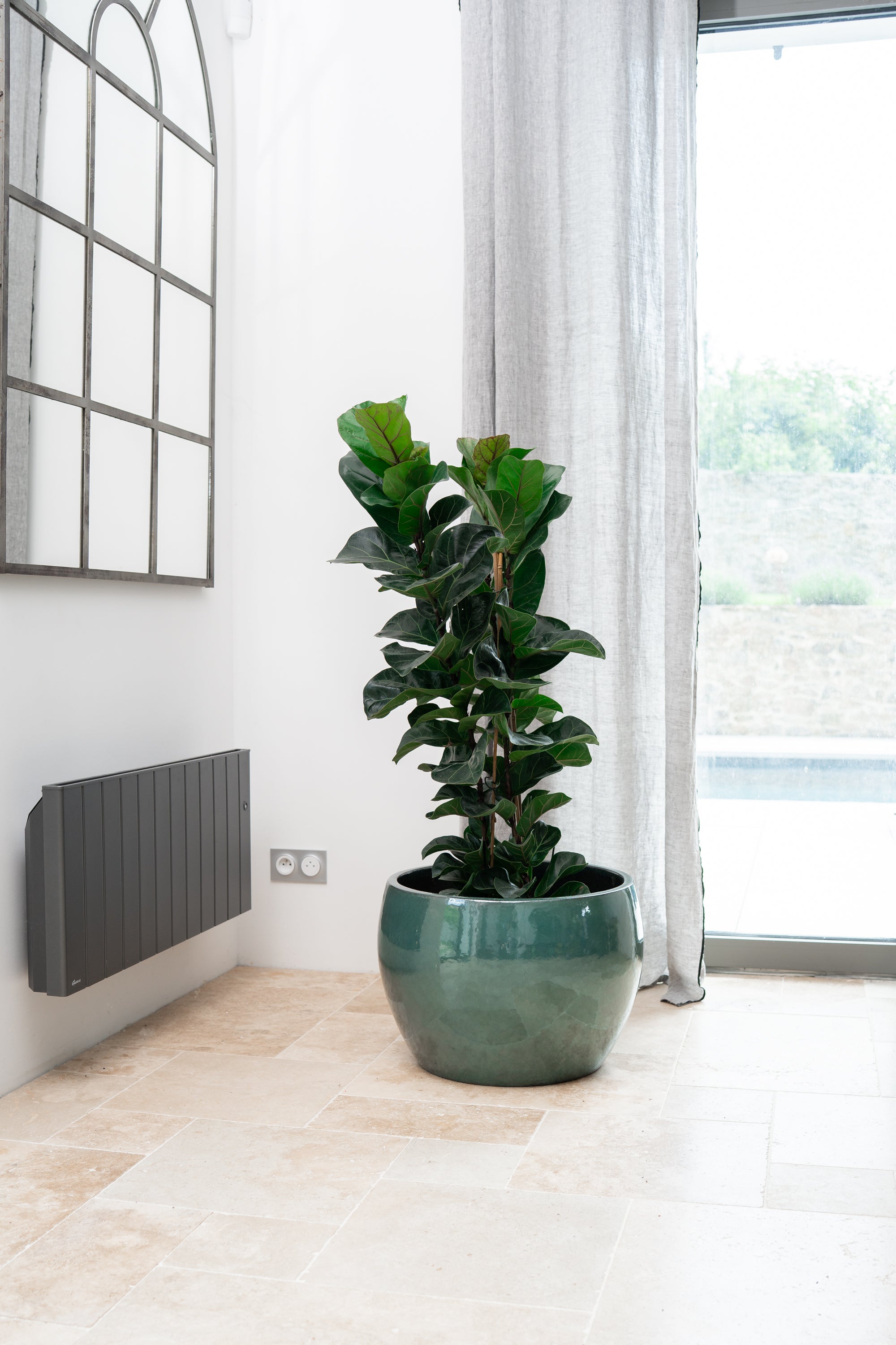 Keramik-Blumentopf Romulus - Jade