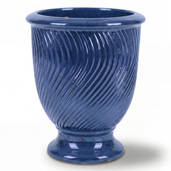 Keramischer Blumentopf Morgane – Azurblau