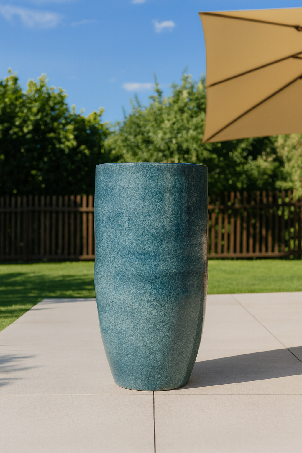 Keramikblumentopf Athena - Hellblau
