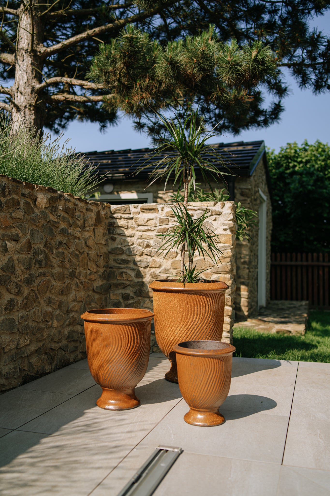 Keramik-Blumentopf Morgane - Rusty (Rost-Imitation)