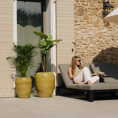 Keramický květináč Galiee - Podzimní zelená