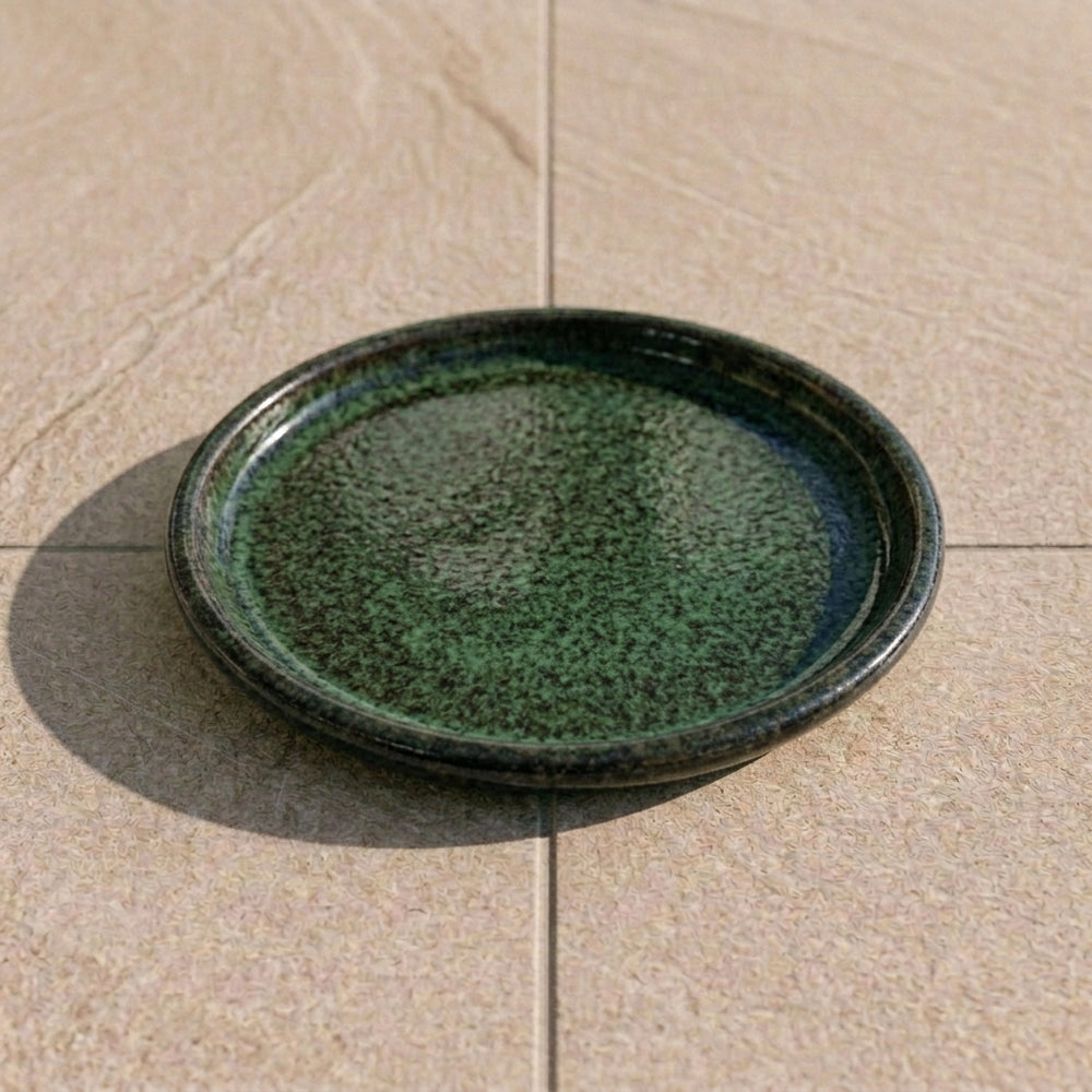 Pflanzkübel-Untersetzer – Nebelgrün (Ø 20–40 cm)