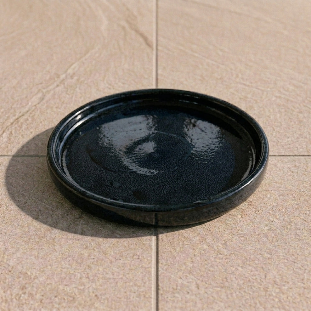 Pflanzkübel-Untersetzer – Saphirblau (Ø 20–40 cm)