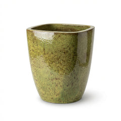 Keramik-Pflanzkübel VAUBAN - Herbstgrün