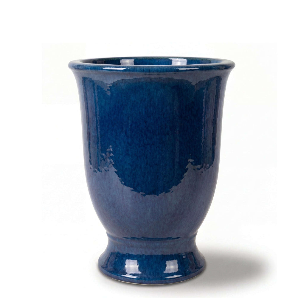 Keramik-Pflanzkübel ARTHUR - Azurblau - XXL (55 cm x 69 cm)