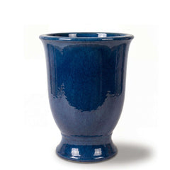 Keramik-Pflanzkübel ARTHUR - Azurblau - XXL (55 cm x 69 cm)