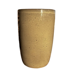 Keramický květináč Eiffel Pískový – ručně vyráběný glazovaný květináč z terakoty