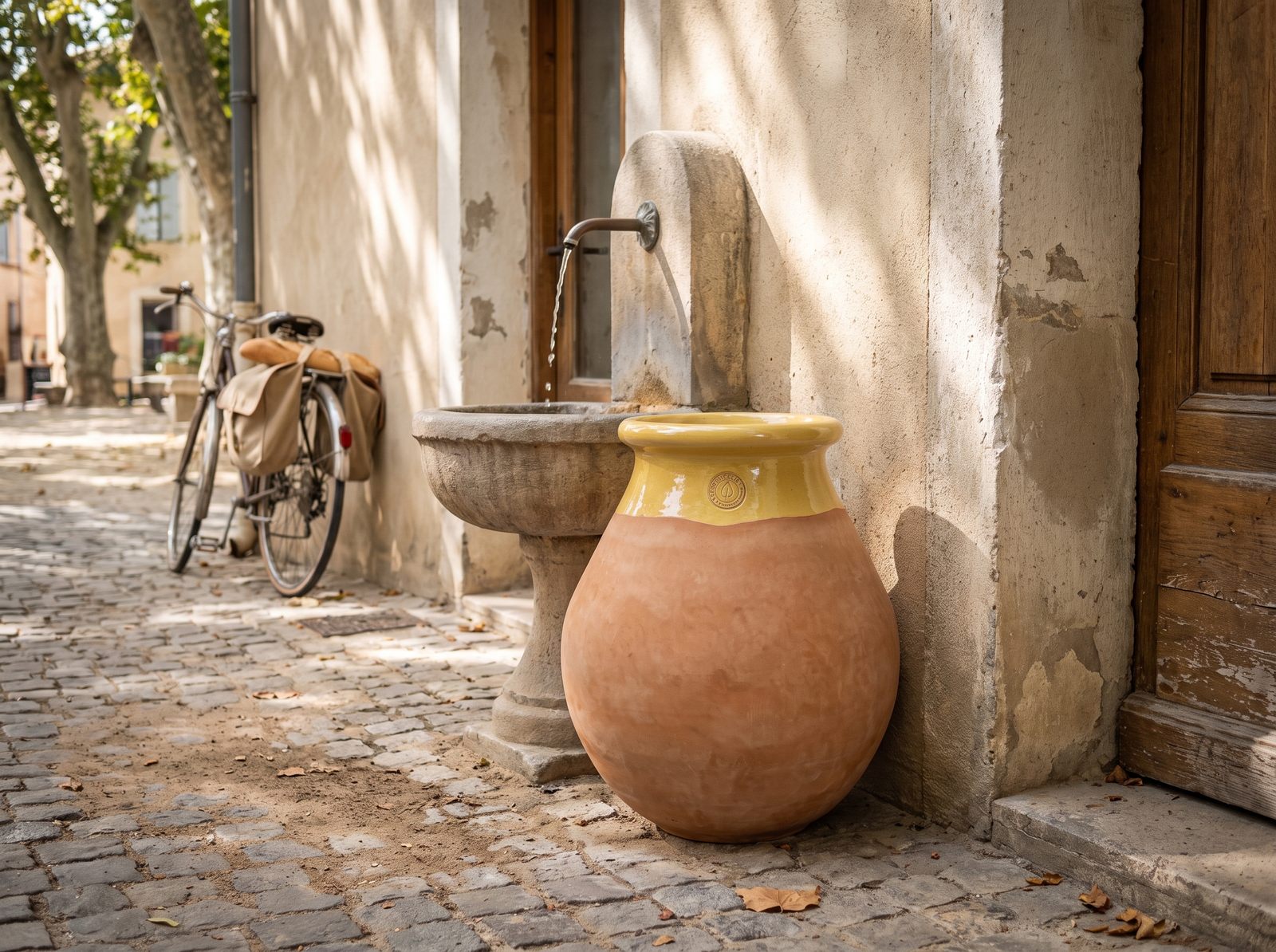 Leerer Biot in der Gasse eines provenzalischen Städtchens