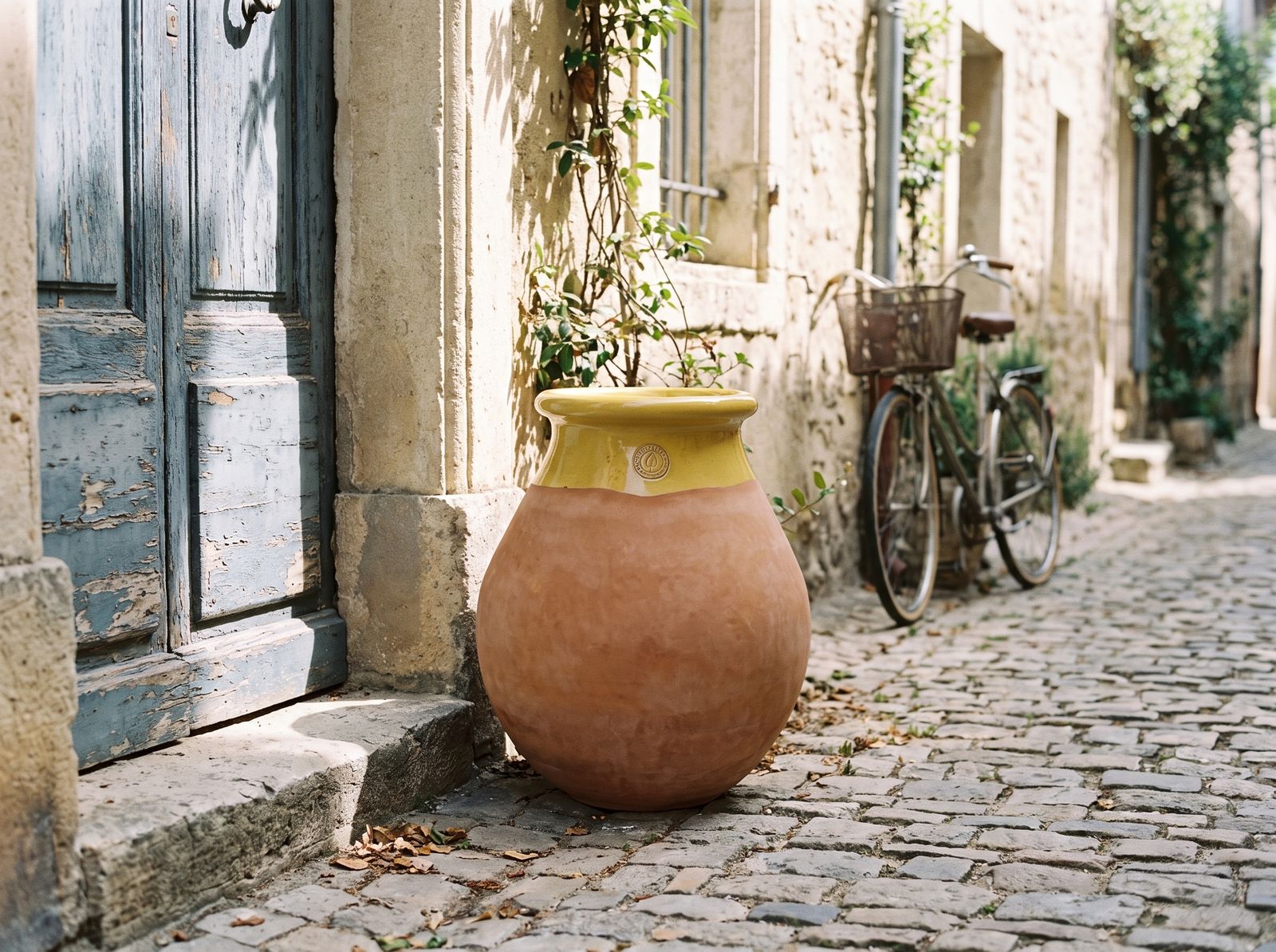 Leerer Biot in der Gasse eines provenzalischen Städtchens